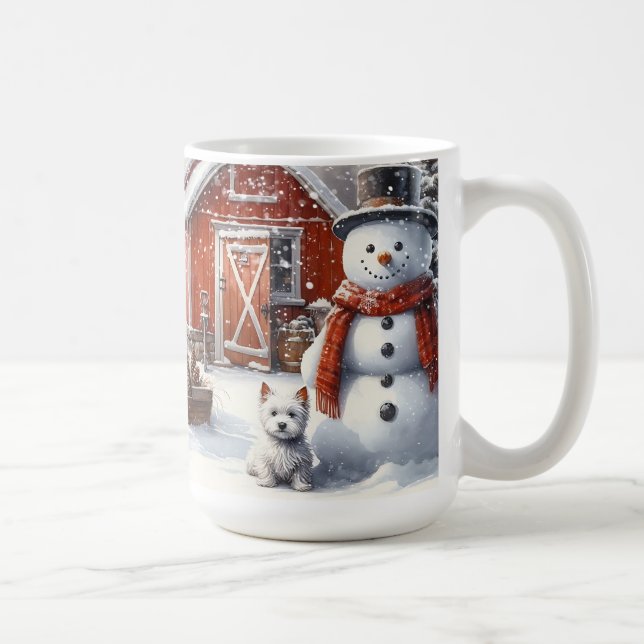 Caneca De Café Deixe-o nevar (Direita)