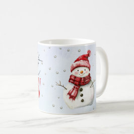 Caneca De Café Deixe-o nevar, bonitinho, feriado de Natal