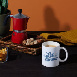 Caneca De Café Deixe-o nevar, Feriado.