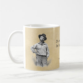 Caneca De Café "Deixe-o produzir citações de Walt Whitman da