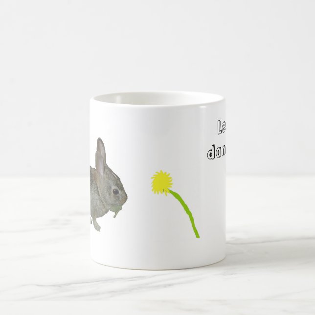 Caneca De Café Deixe os Dandelions para mim!" (Centro)