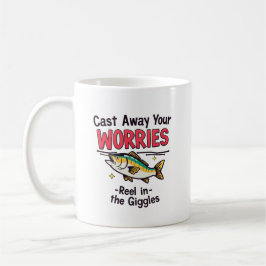 Caneca De Café Deixe Para Trás Suas Preocupações
