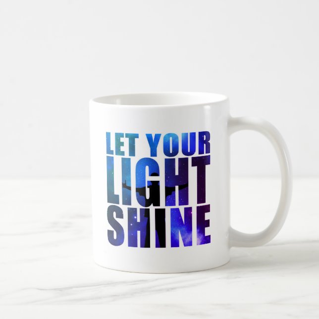 Caneca De Café DEIXE SEU LUZ brilhar (Direita)