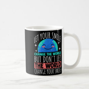 Caneca De Café Deixe Seu Sorriso Mudar O Mundo