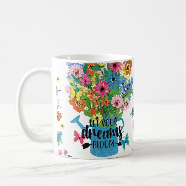 Caneca De Café Deixe seus sonhos florescerem (Esquerda)