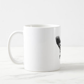 Caneca De Café Deixe seus sonhos pegarem a águia negra