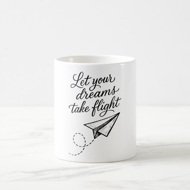 Caneca De Café Deixe seus sonhos voarem (Centro)