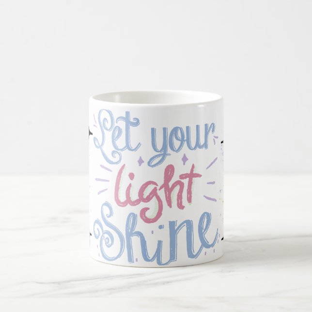 Caneca De Café deixe sua luz brilhar (Centro)