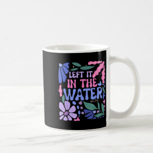 Caneca De Café Deixou-O No Batismo Água, Christian Batizado Bo