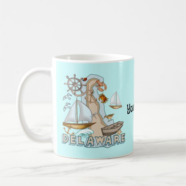 Caneca De Café Delaware (Esquerda)
