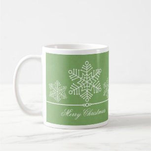 Caneca De Café Delicar Flocos de Neve Flocos de Natal