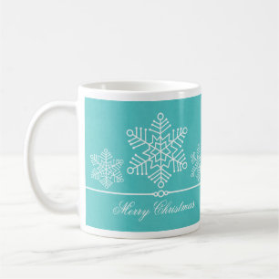 Caneca De Café Delicar Flocos de Neve Flocos de Natal