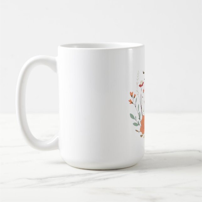 Caneca De Café Delicar Flora N07 (Esquerda)