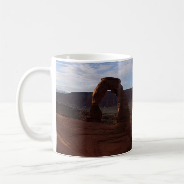Caneca De Café Delicate Arch II no Parque Nacional Arches (Esquerda)