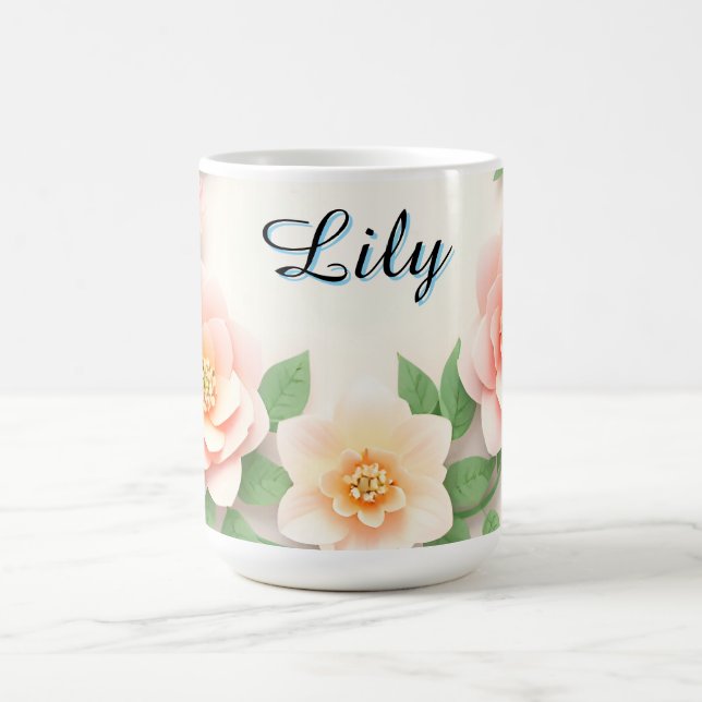 Caneca De Café Delicate Floral Wreath (Centro)