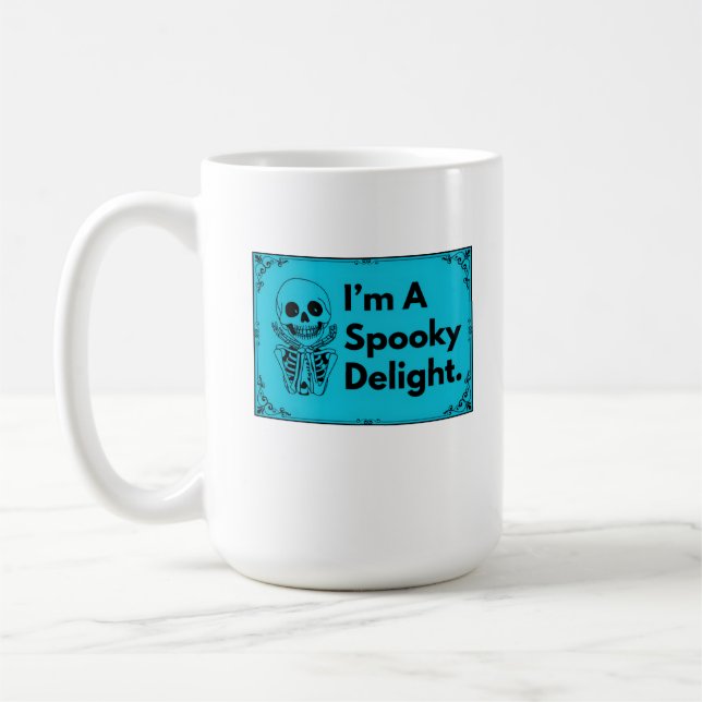 Caneca De Café Delícia Assustadora (Esquerda)