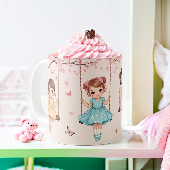 Caneca De Café Delícia das Irmãs Balançando (Criador carregado)