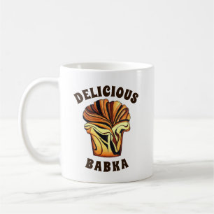 Caneca De Café Deliciosa Babka Chocolate Bread Loaf Jewish Bakery