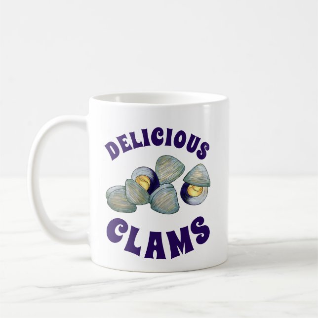 Caneca De Café Delicioso New England RI Steamed Clambake (Esquerda)