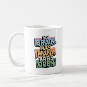 Caneca De Café Demasiadas Guias Abertas