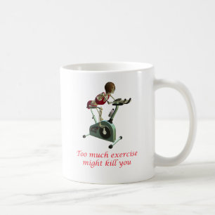 Caneca De Café Demasiado exercício