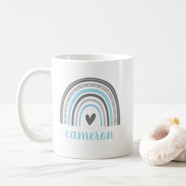 Caneca De Café Demiguy Rainbow Personalizado (Com Donut)