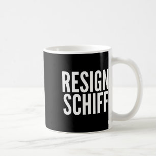 Caneca De Café Demita-se Camisa Schiff Adam Schiff Casa Intellenc
