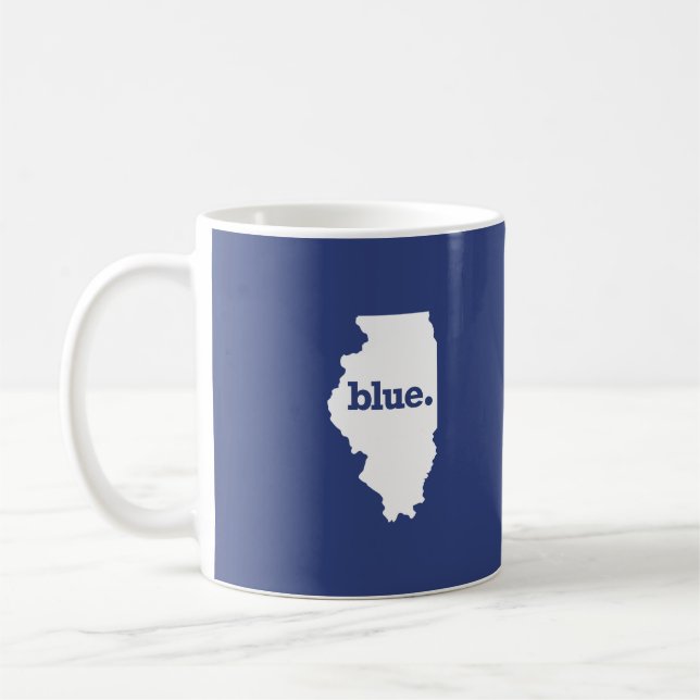 Caneca De Café Democrata de Illinois (Esquerda)
