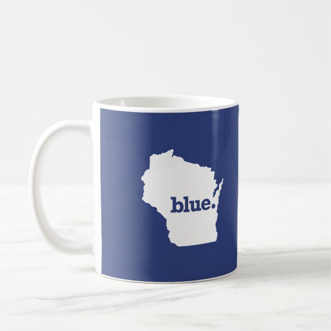 Caneca De Café Democrata de Wisconsin (Esquerda)