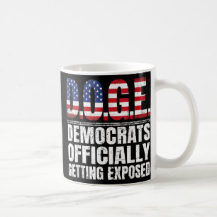 Caneca De Café Democratas-Cães Oficialmente Expostos _4