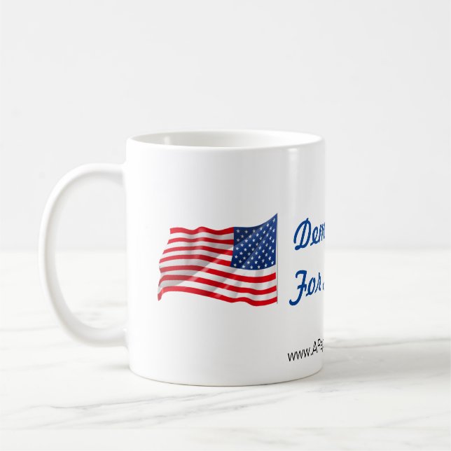 Caneca De Café Democratas pela Sanity Mug (Esquerda)