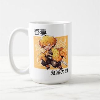 Caneca De Café Demon Slayers zenitsu