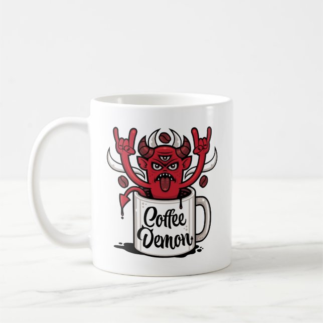 Caneca De Café Demônio do Café (Esquerda)