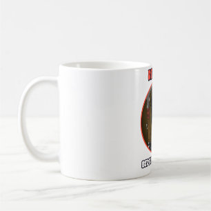 Caneca de Café Demônios Criados na Hora de Dormir