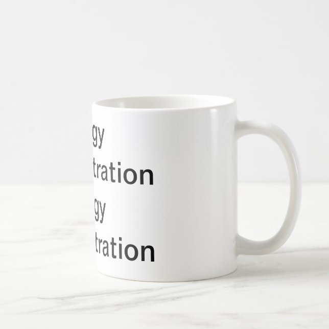 Caneca De Café demonstração saggy (Direita)