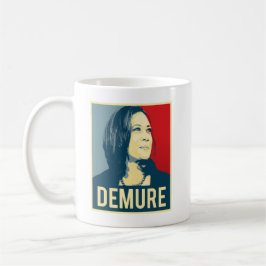 Caneca De Café Demure e Mindful Kamala Harris