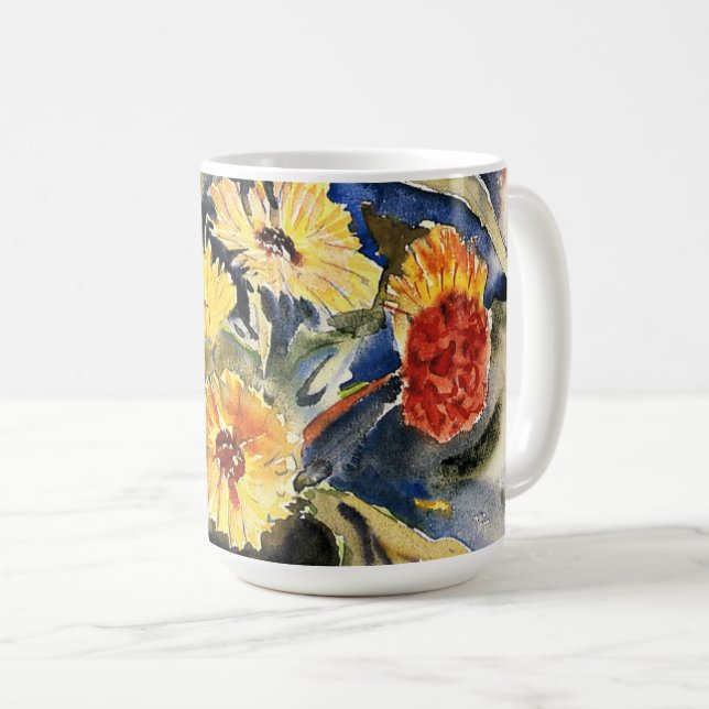 Caneca De Café Demuth - Pulverização das Flores (Frente Esquerda)