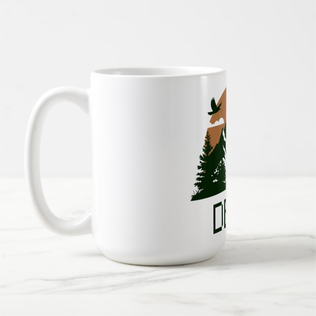 Caneca De Café Denali - Alasca (Esquerda)
