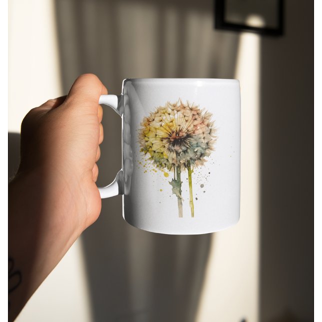 Caneca De Café Dente-de-leão Arco-íris (Criador carregado)