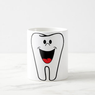 CANECA DE CAFÉ DENTE "MORDE-ME"