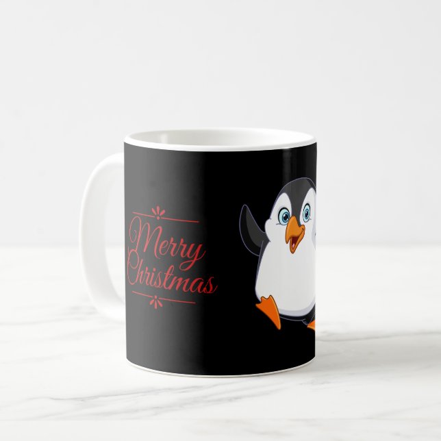 Caneca De Café Dentes de Natal Mug (Frente Esquerda)