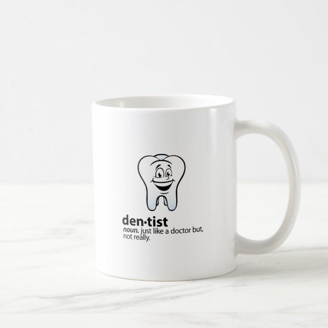 Caneca De Café Dentista (Direita)