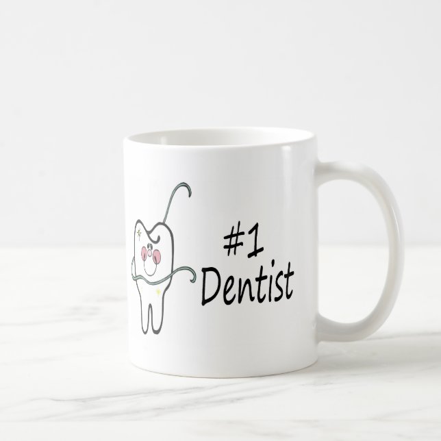 Caneca De Café Dentista #1 (Direita)