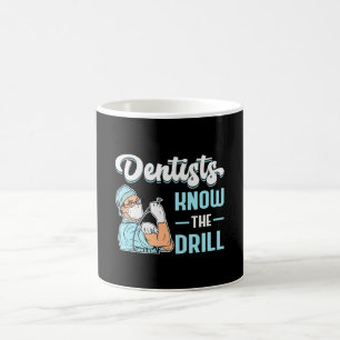 Caneca De Café Dentista Dentista Dentista Dentista Dente Dente De