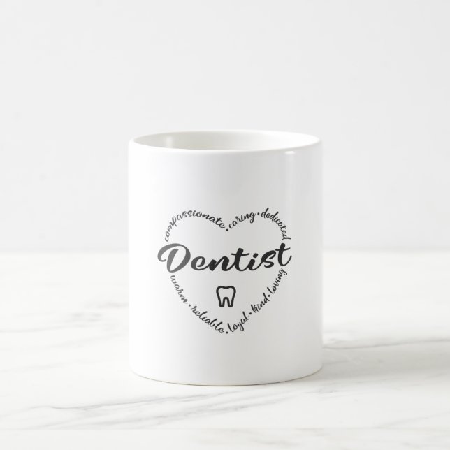 Caneca De Café Dentista, escola dentária, consultório dentista (Centro)