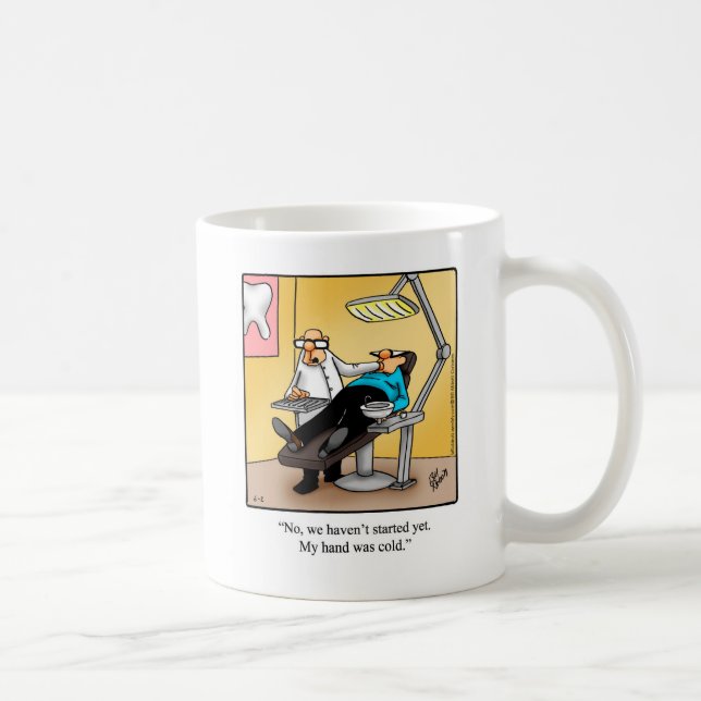 Caneca De Café Dentista Humor Mug Gift (Direita)
