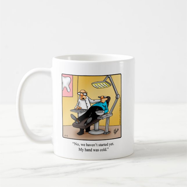 Caneca De Café Dentista Humor Mug Gift (Esquerda)