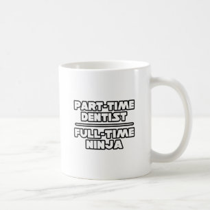 Caneca De Café Dentista / Ninja
