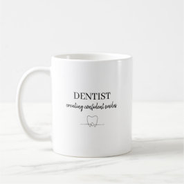 Caneca De Café Dentista Personalizado Criando Sorrisos Confiantes