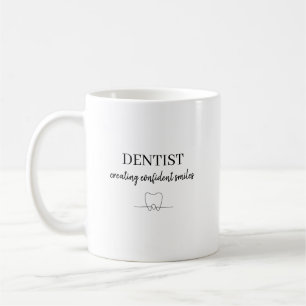 Caneca De Café Dentista Personalizado Criando Sorrisos Confiantes